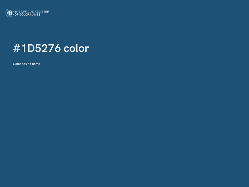 #1D5276 color image