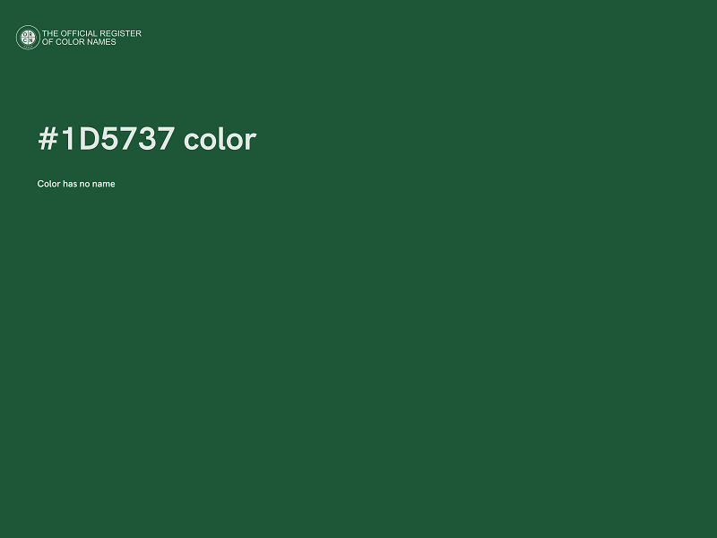 #1D5737 color image