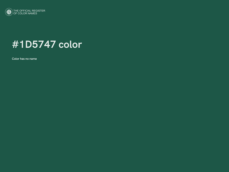#1D5747 color image