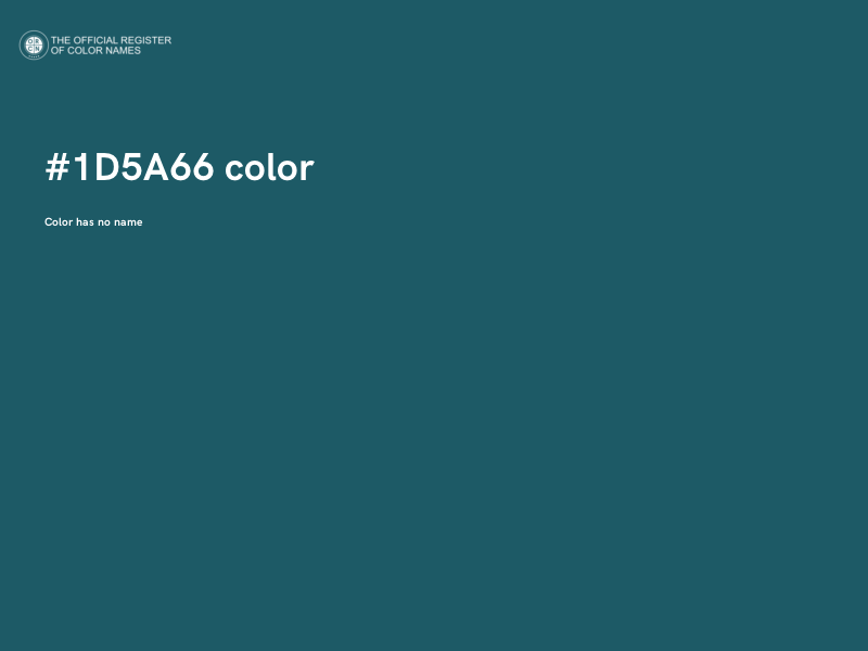 #1D5A66 color image