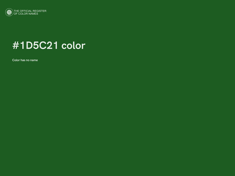 #1D5C21 color image