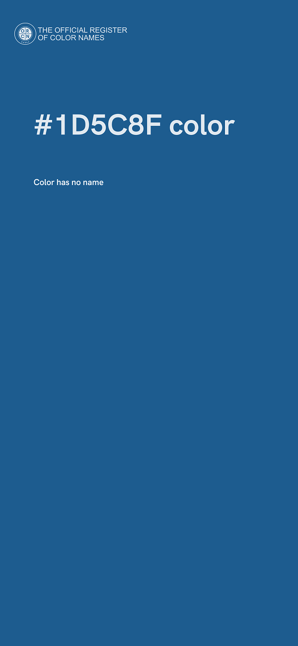 #1D5C8F color image