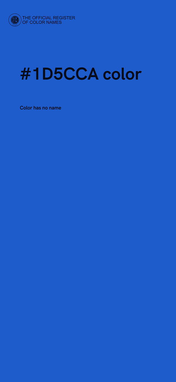 #1D5CCA color image