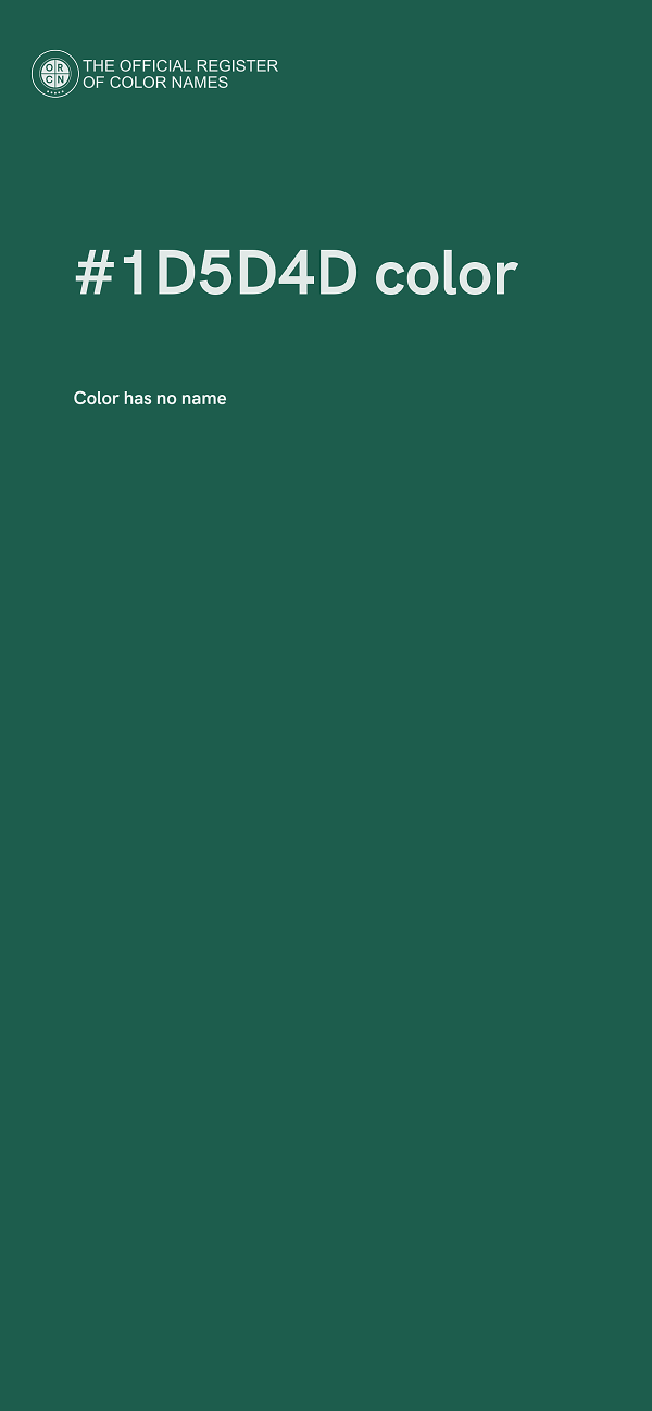 #1D5D4D color image