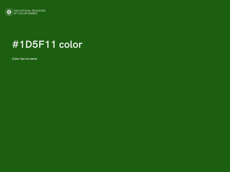 #1D5F11 color image