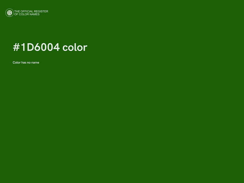 #1D6004 color image