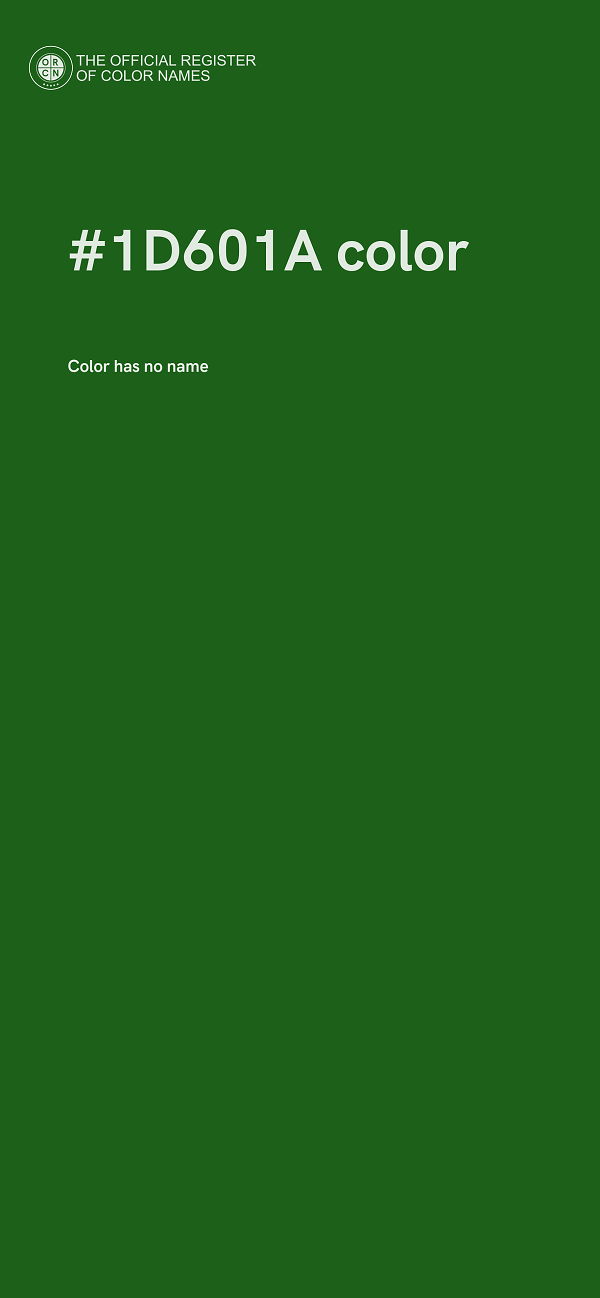#1D601A color image