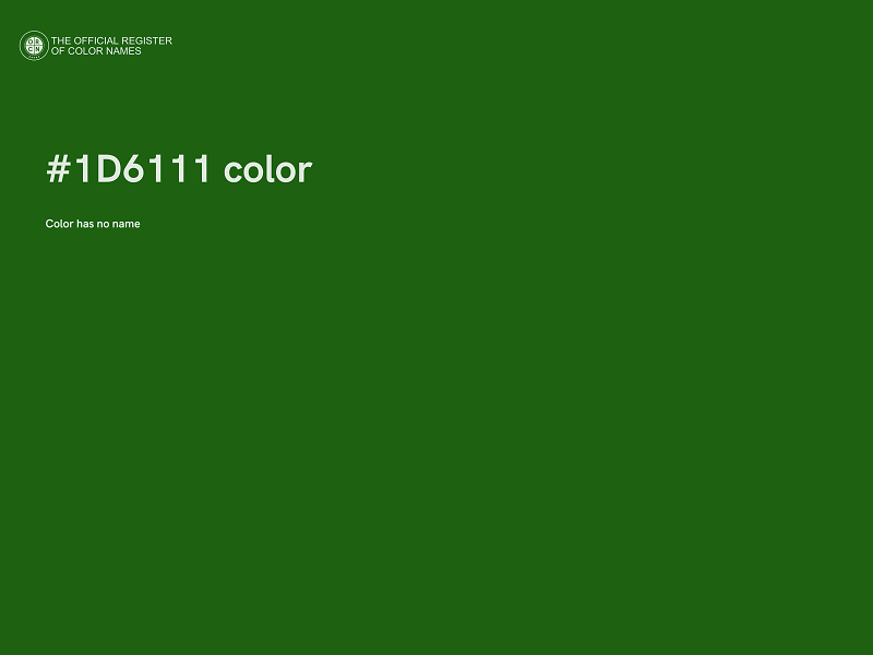 #1D6111 color image