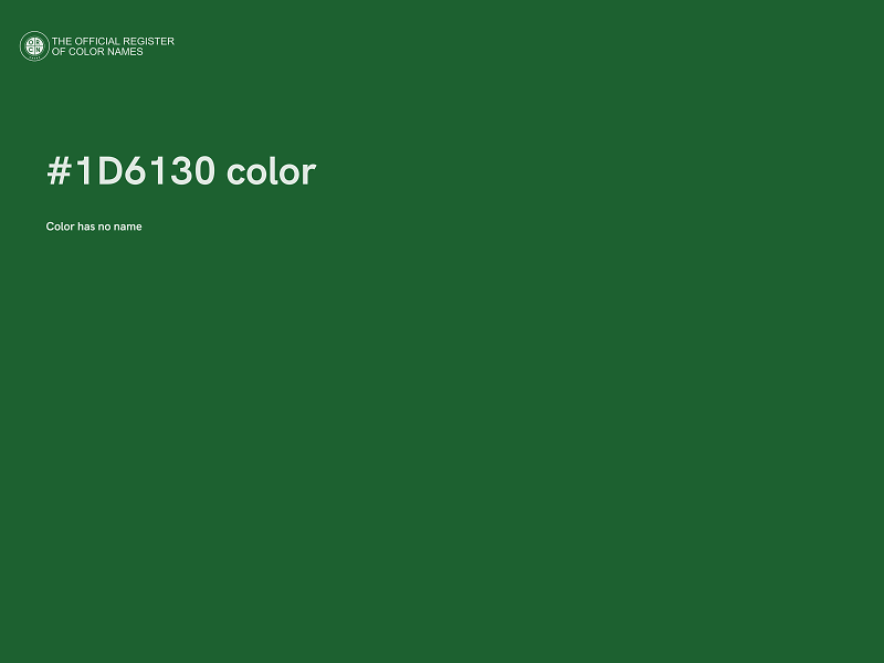 #1D6130 color image