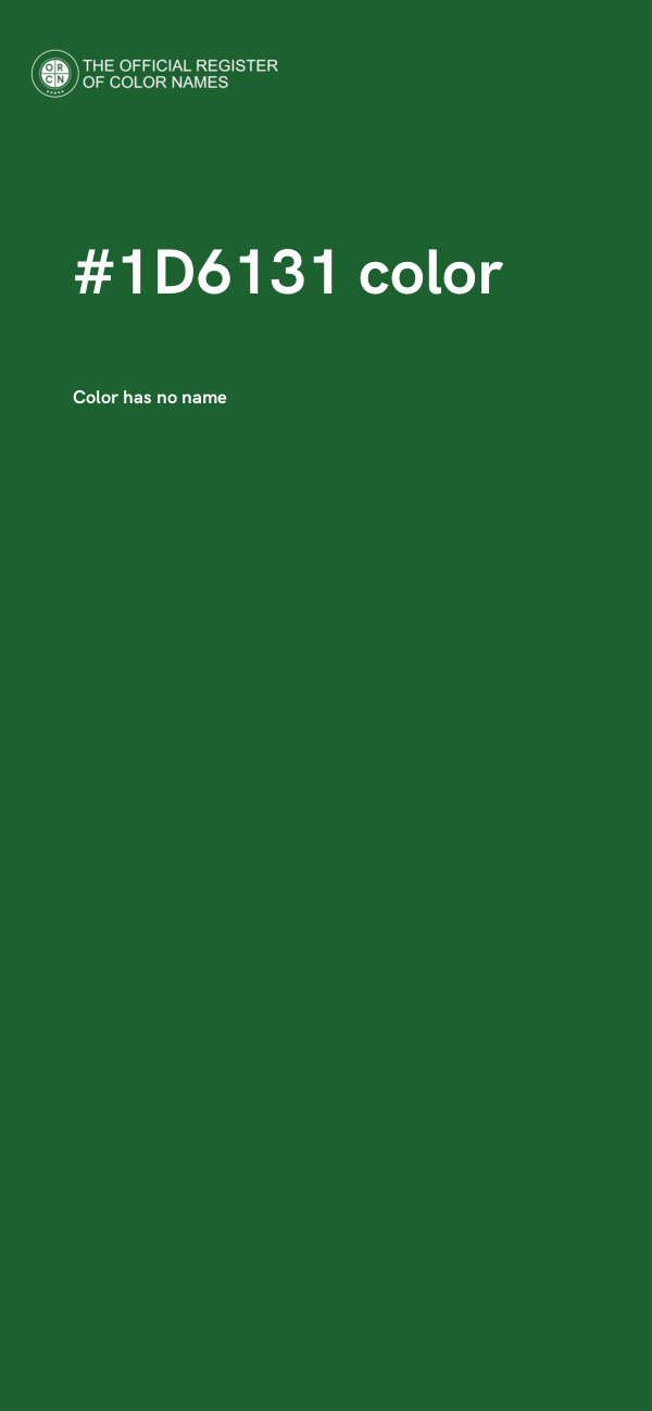 #1D6131 color image