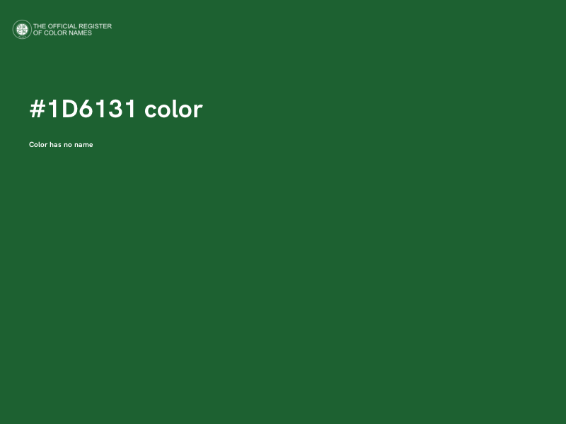 #1D6131 color image