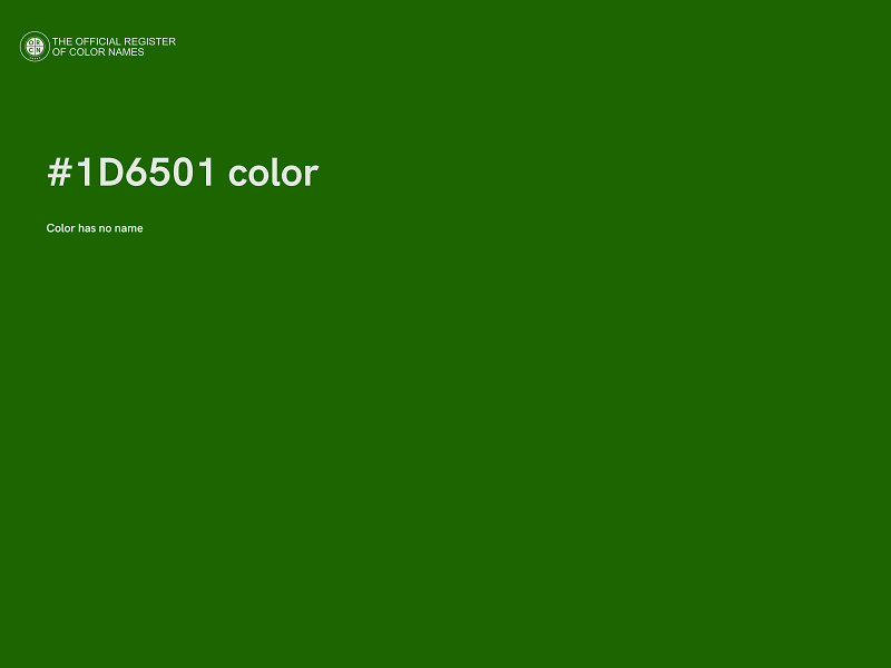 #1D6501 color image