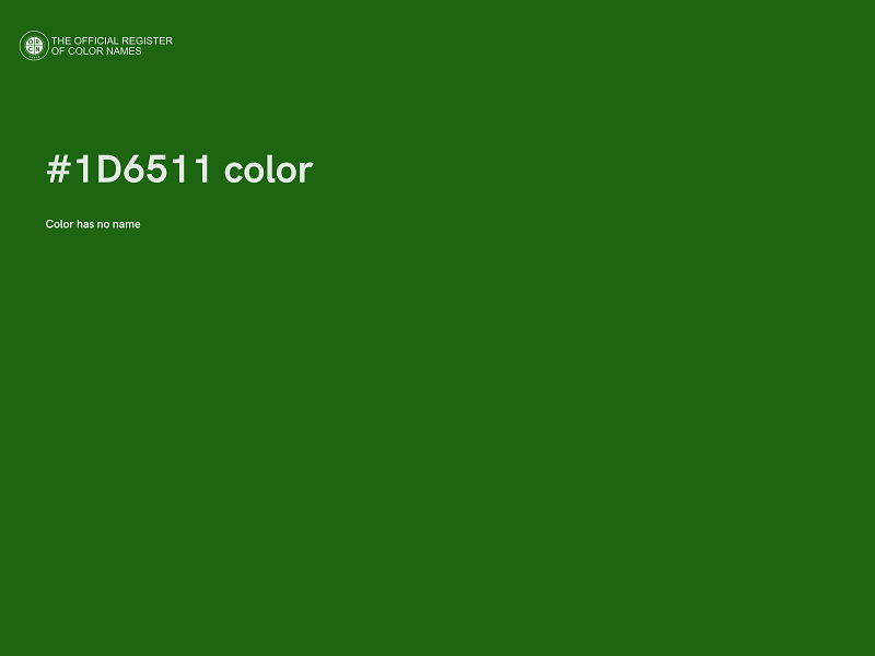 #1D6511 color image