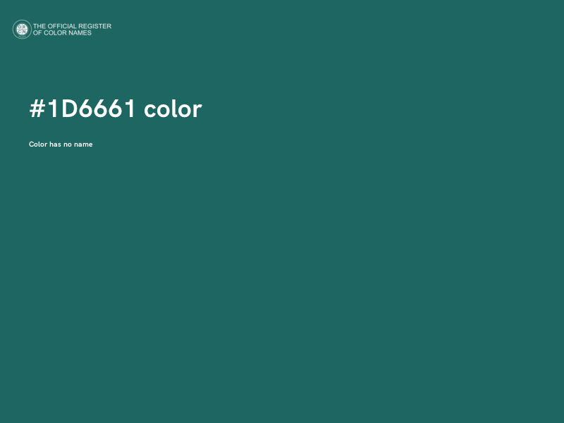 #1D6661 color image