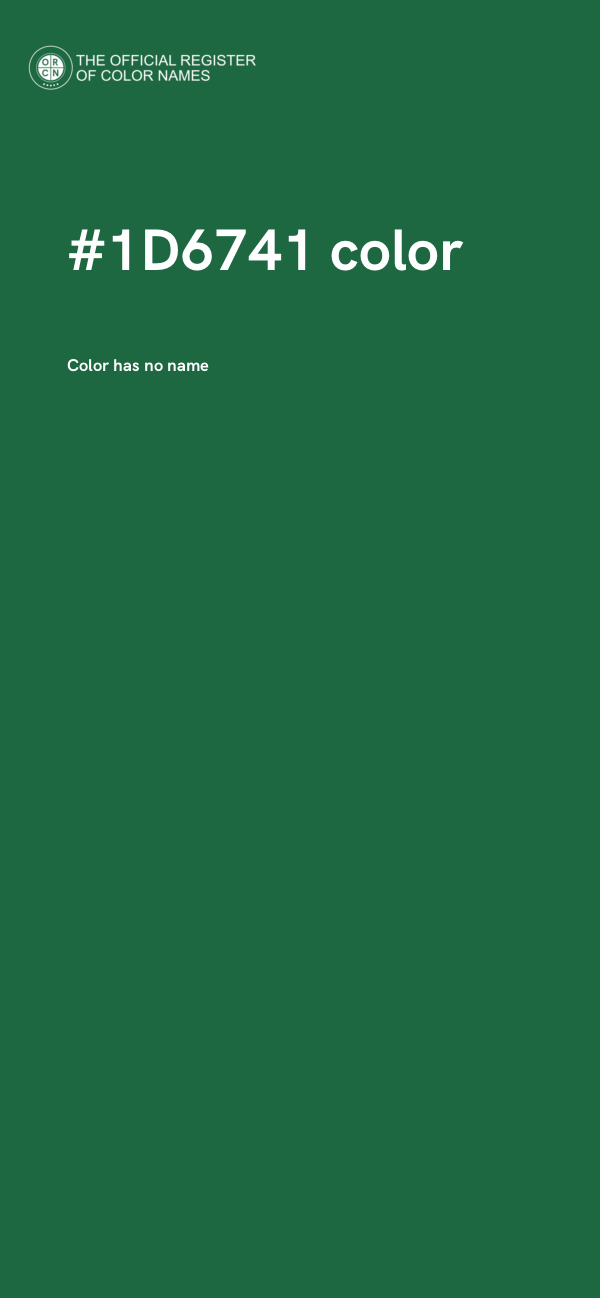 #1D6741 color image