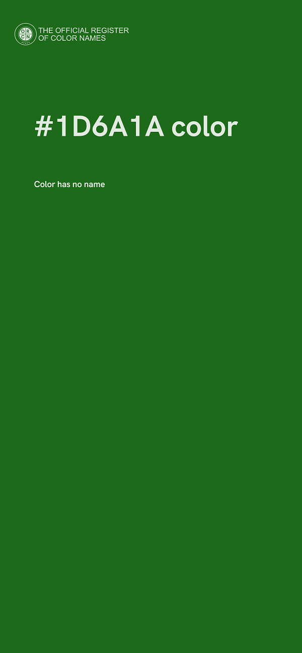 #1D6A1A color image