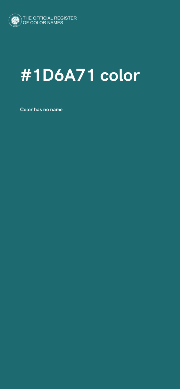 #1D6A71 color image