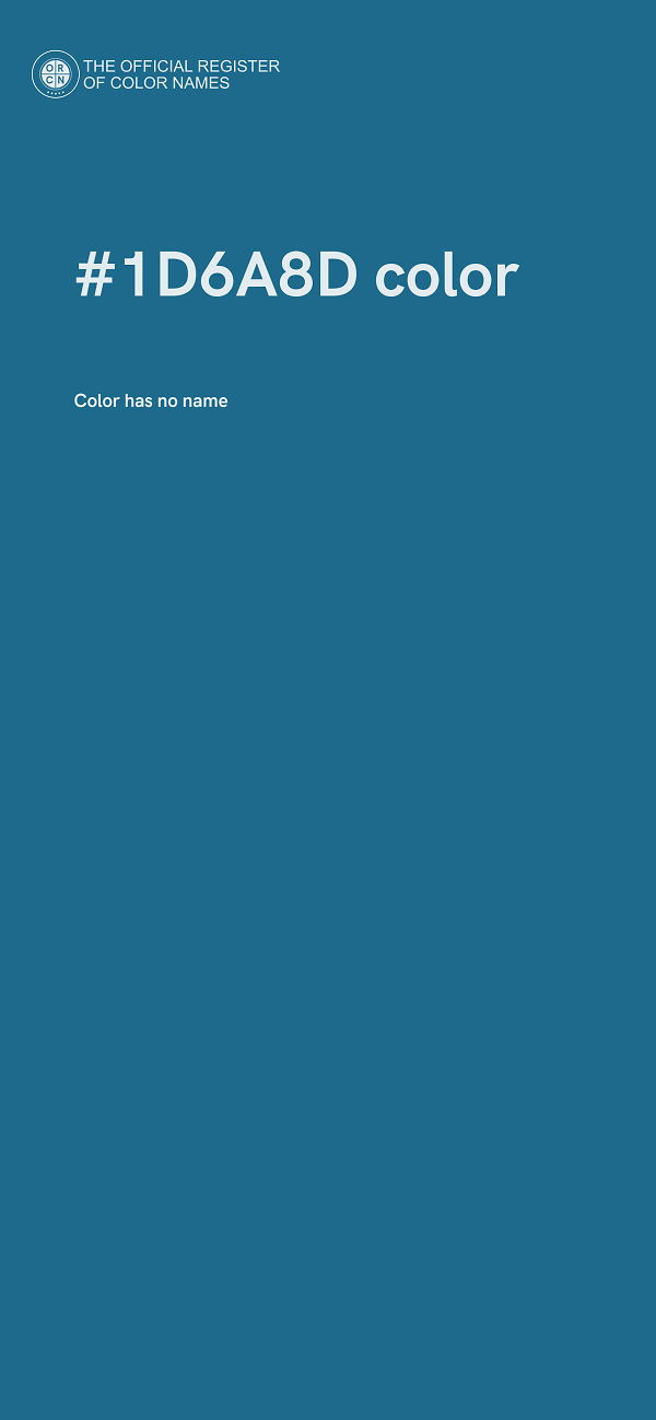 #1D6A8D color image