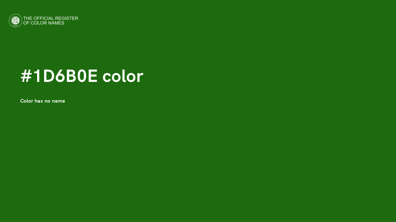 #1D6B0E color image