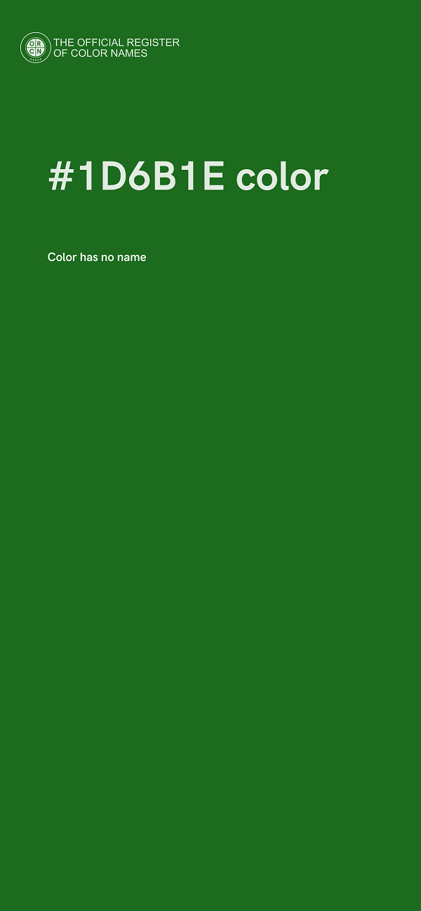 #1D6B1E color image