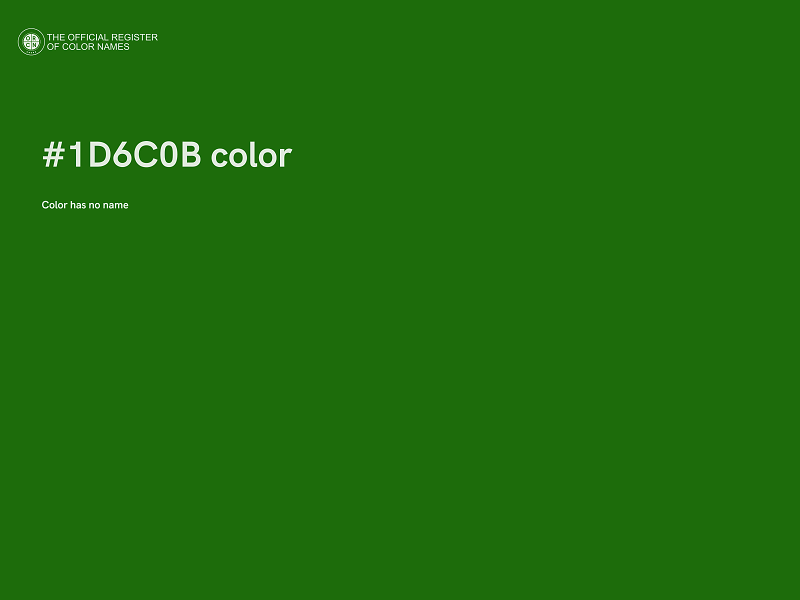 #1D6C0B color image