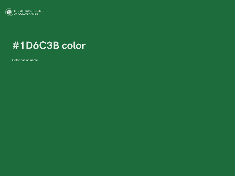 #1D6C3B color image