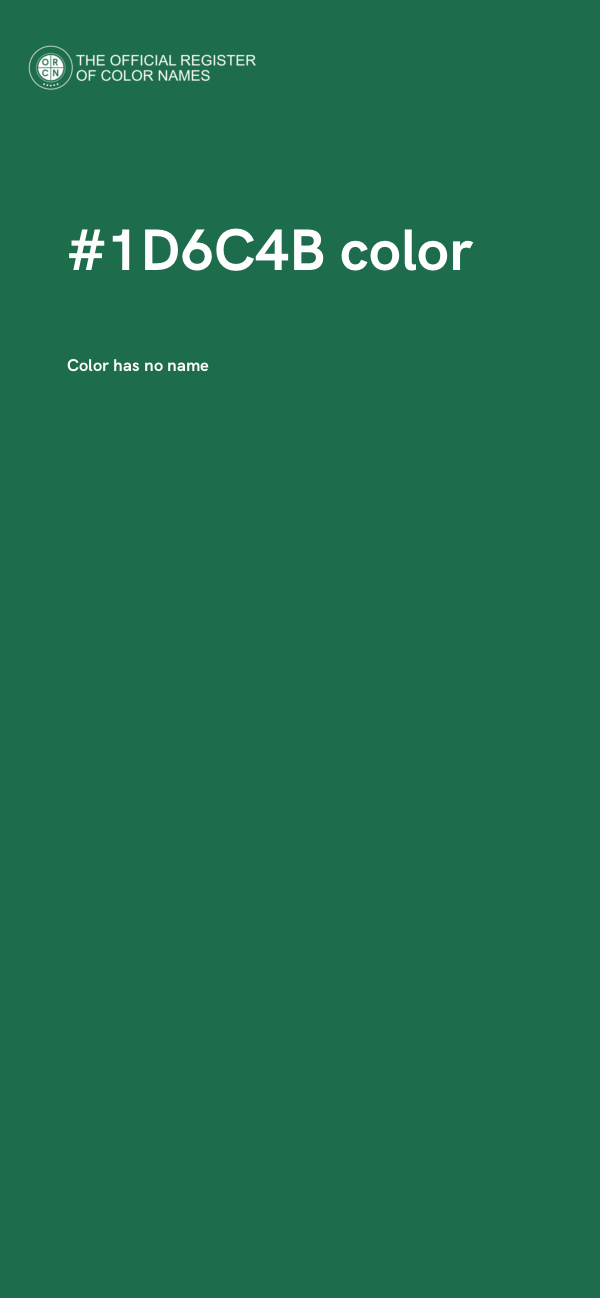 #1D6C4B color image