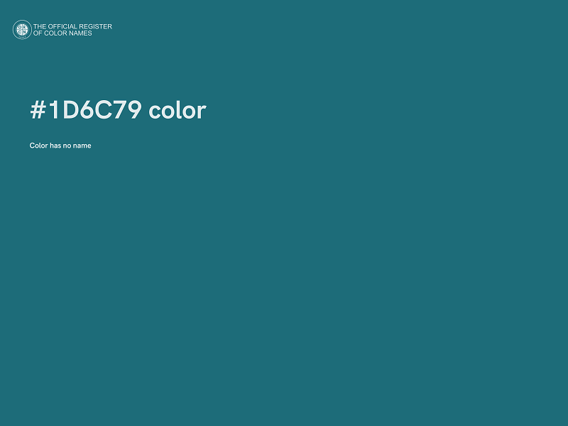 #1D6C79 color image