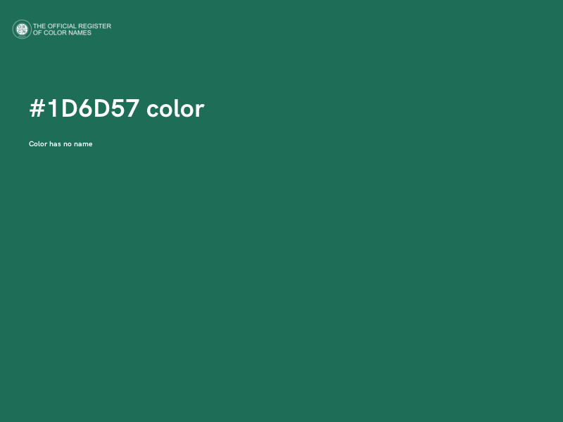 #1D6D57 color image