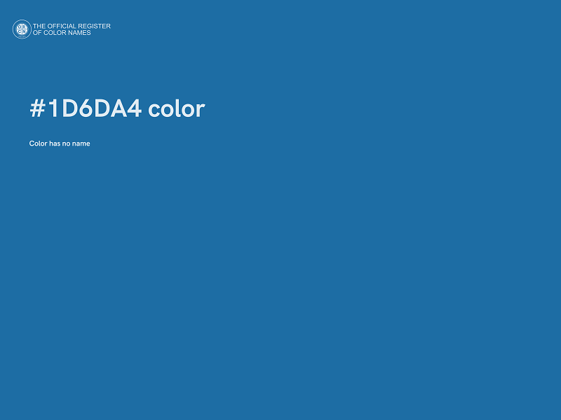 #1D6DA4 color image