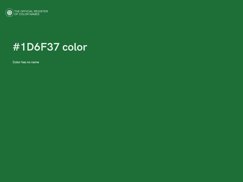 #1D6F37 color image