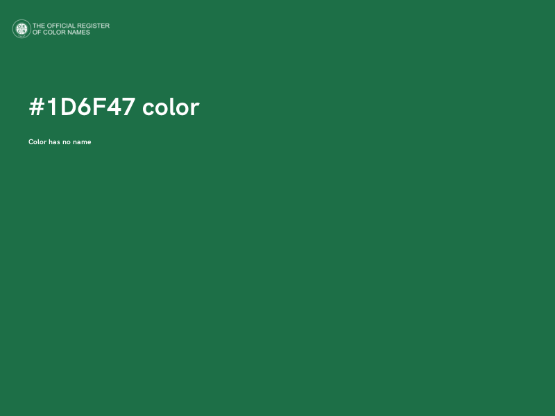 #1D6F47 color image