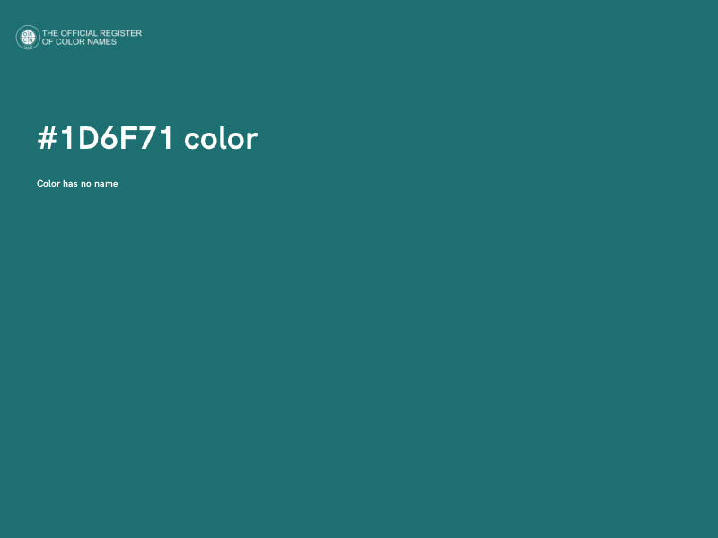 #1D6F71 color image
