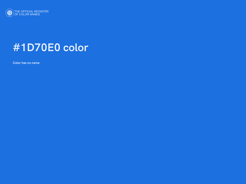 #1D70E0 color image