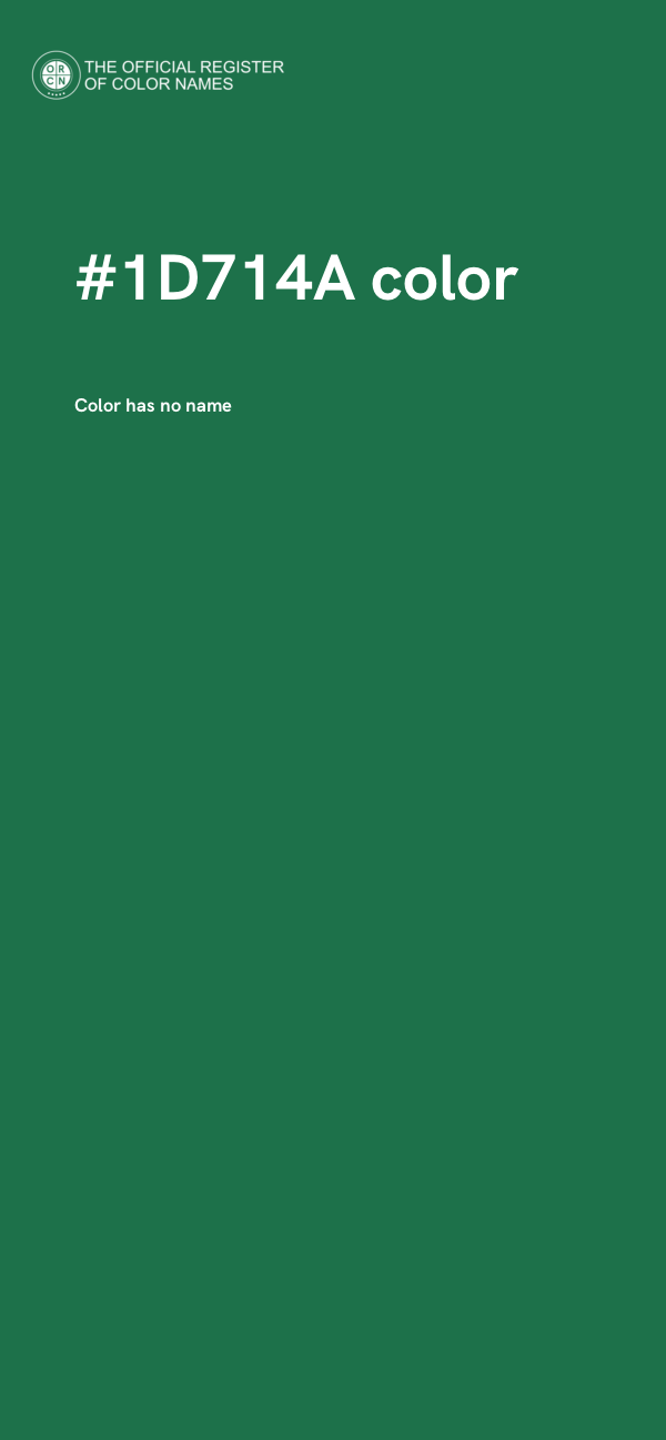 #1D714A color image