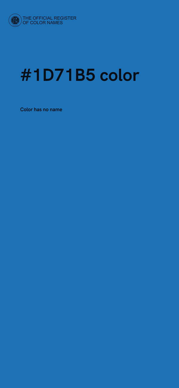 #1D71B5 color image