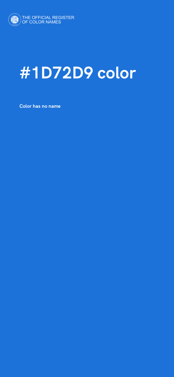 #1D72D9 color image