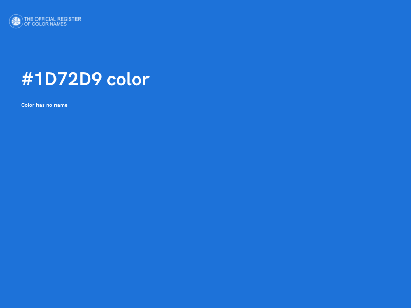 #1D72D9 color image