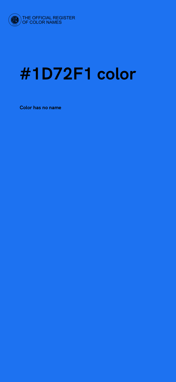 #1D72F1 color image