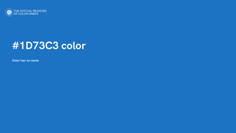 #1D73C3 color image