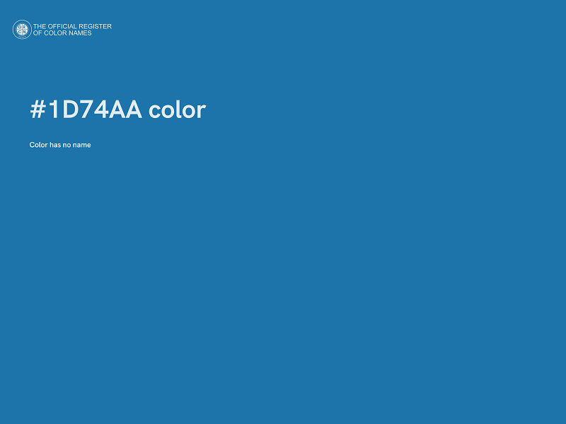 #1D74AA color image