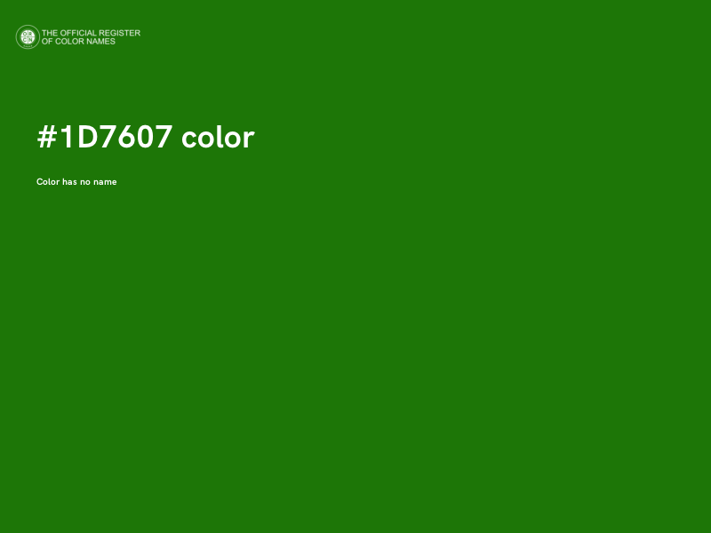 #1D7607 color image
