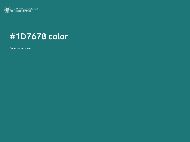 #1D7678 color image