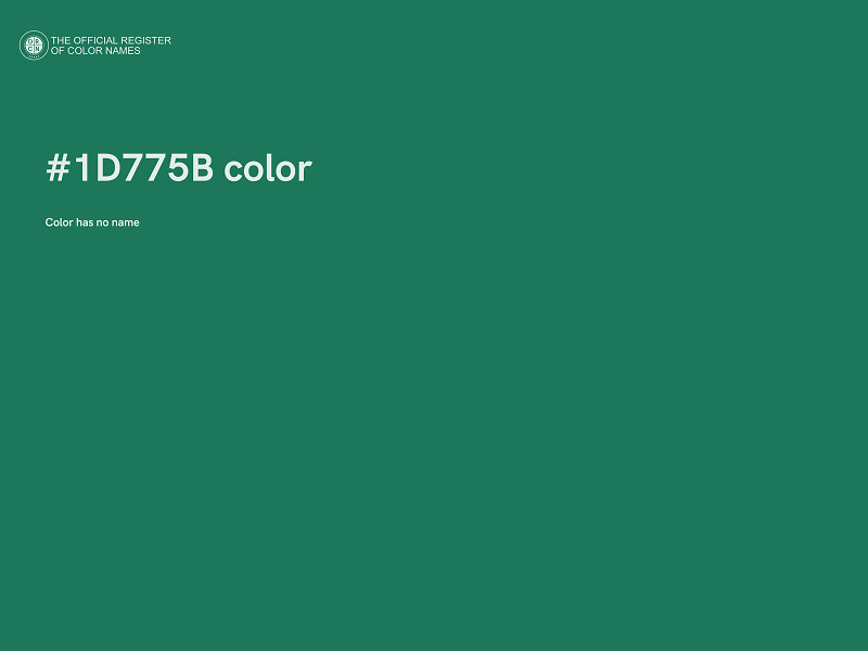 #1D775B color image