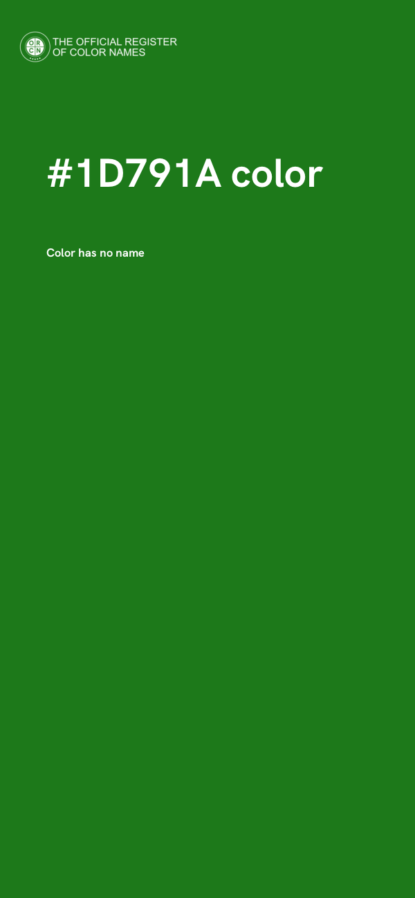 #1D791A color image