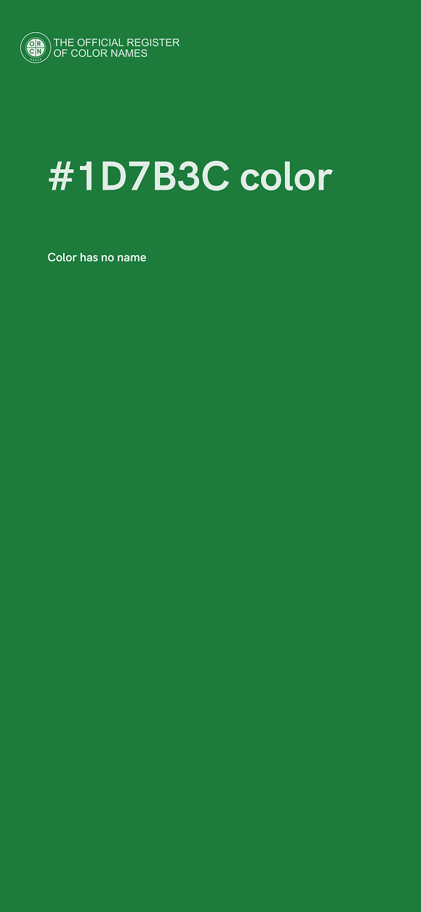 #1D7B3C color image