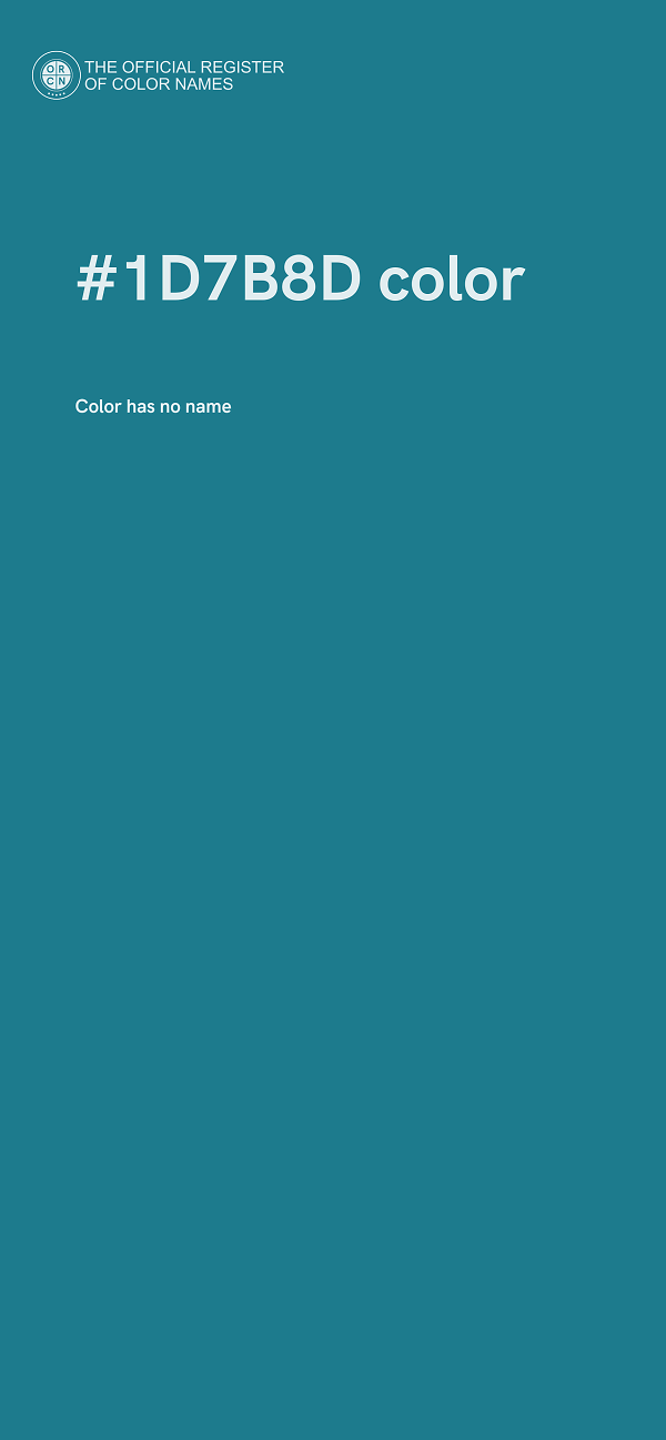 #1D7B8D color image
