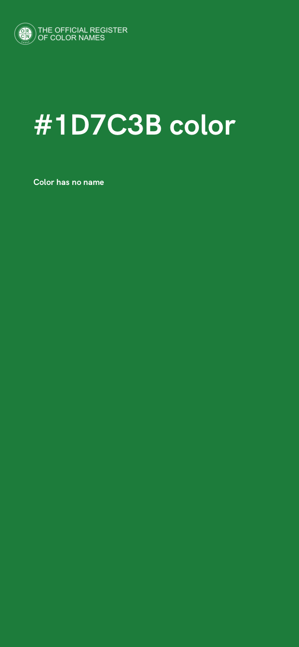 #1D7C3B color image