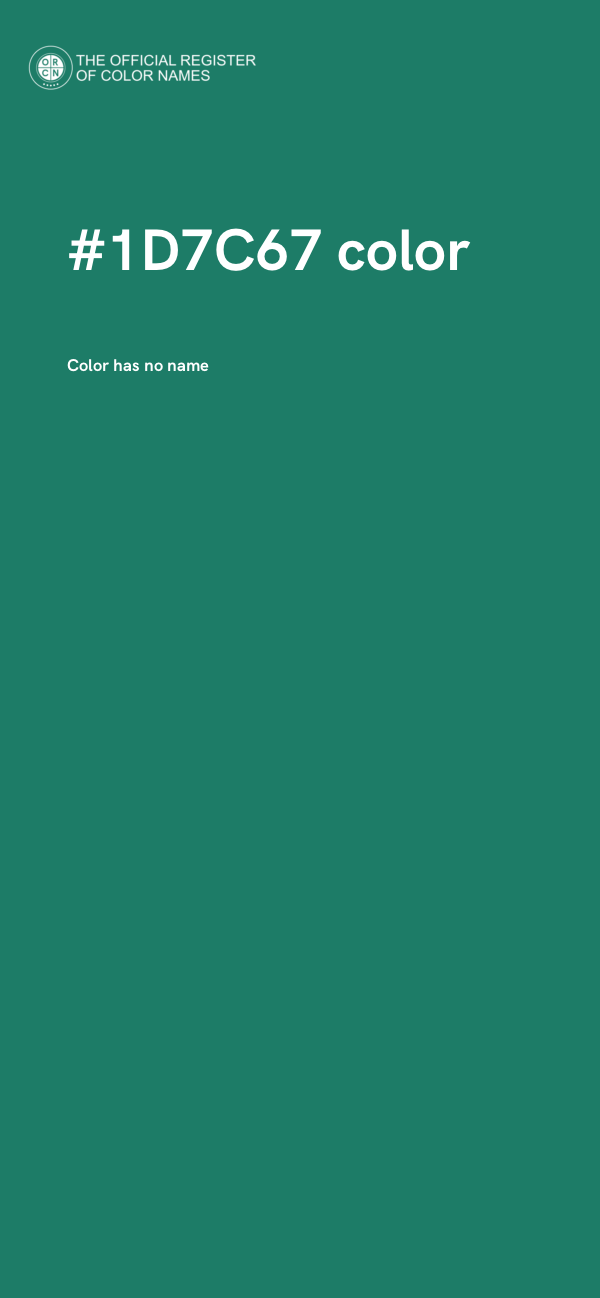 #1D7C67 color image