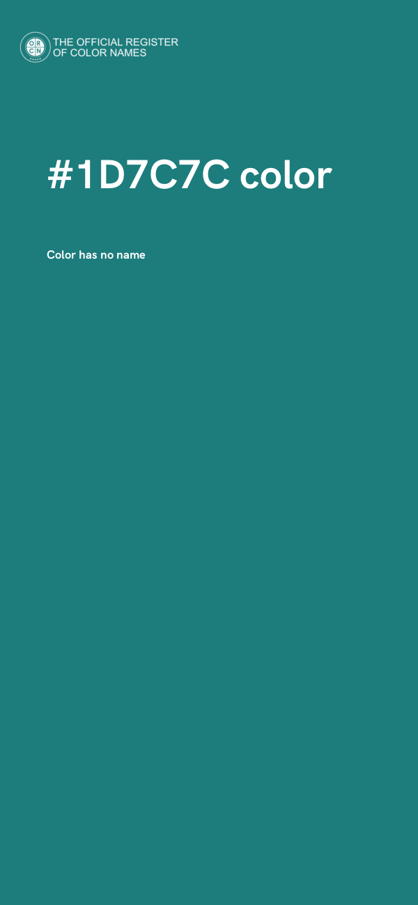 #1D7C7C color image
